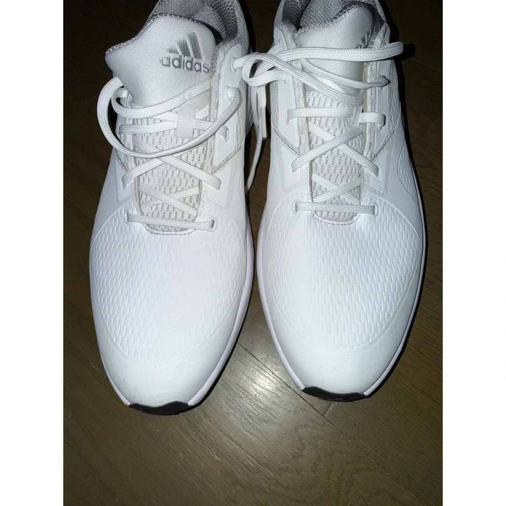 Adidas Solarmotion Spikeless Golf Shoes White Silver GX6425 Mens Size 14